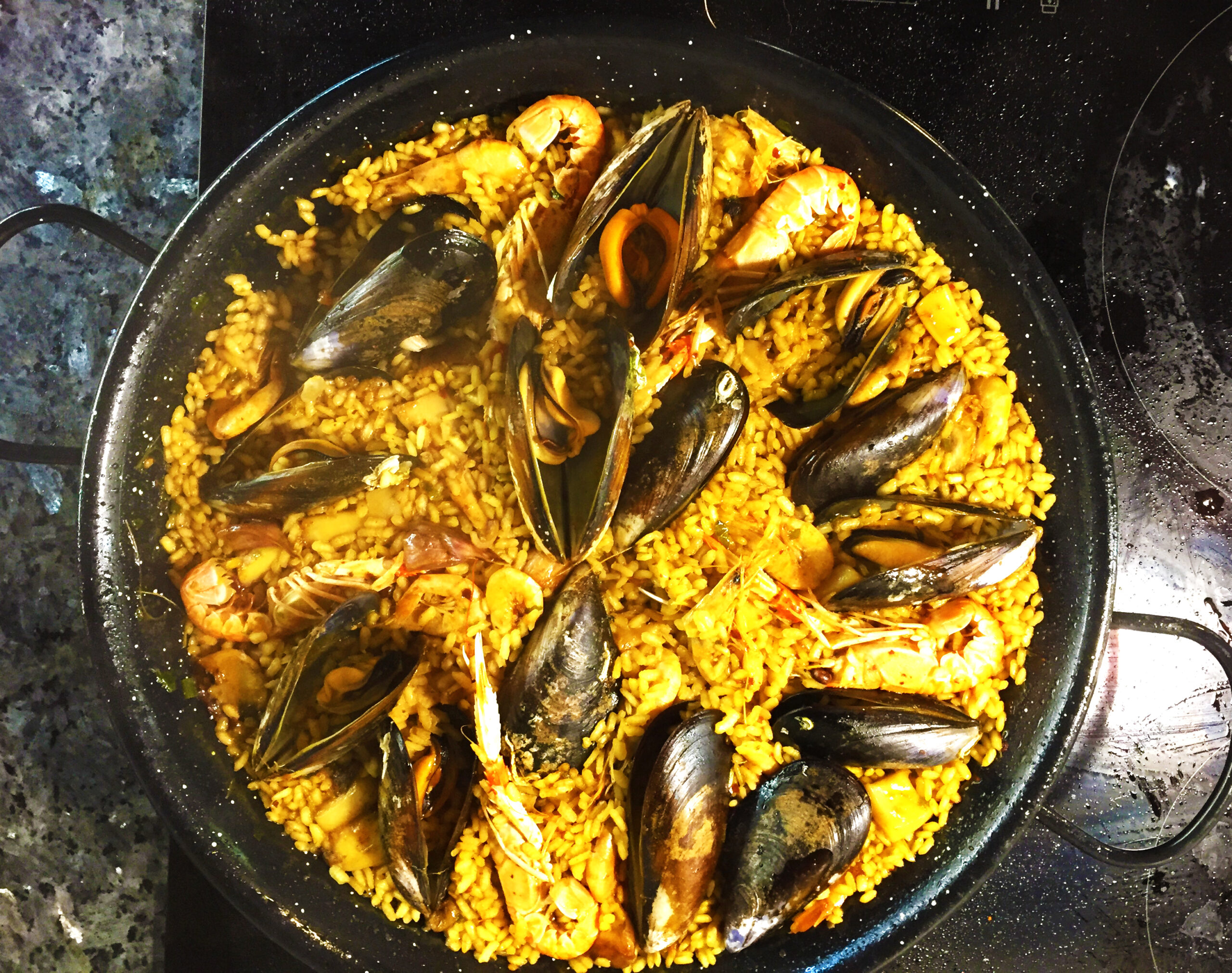 Paella - Mediterranean diet and gastronomy